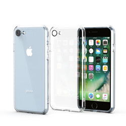 Apple iPhone 8 Kılıf Zore Fizy Kapak Renksiz