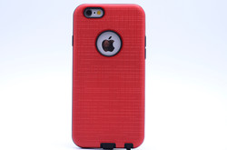 Apple iPhone 8 Kılıf Zore New Youyou Silikon Kapak Kırmızı