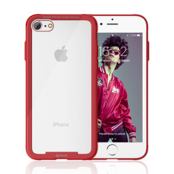 Apple iPhone 8 Kılıf Roar Glassoul Airframe Kapak Kırmızı