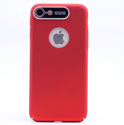Apple iPhone 8 Kılıf Zore S-line Kapak Kırmızı