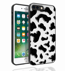 Apple iPhone 8 Plus Case Patterned Camera Protected Glossy Zore Nora Cover NO2