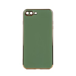 Apple iPhone 8 Plus Case Zore Bark Cover Green