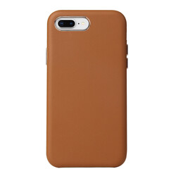 Apple iPhone 8 Plus Case Zore Eyzi Cover Brown