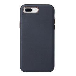 Apple iPhone 8 Plus Case Zore Eyzi Cover Navy blue