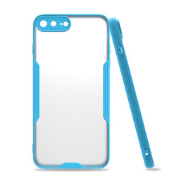 Apple iPhone 8 Plus Case Zore Parfe Cover Blue