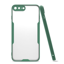 Apple iPhone 8 Plus Case Zore Parfe Cover Dark Green