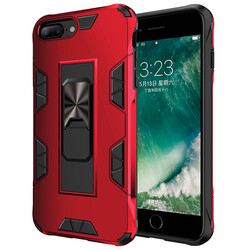 Apple iPhone 8 Plus Case Zore Volve Cover Red