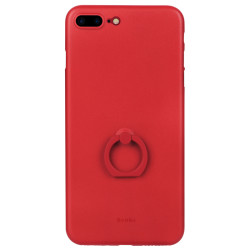 Apple iPhone 8 Plus Kılıf Benks Lollipop With Ring Kapak Kırmızı