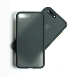 Apple iPhone 8 Plus Kılıf Benks Magic Smooth Drop Resistance Kapak Siyah