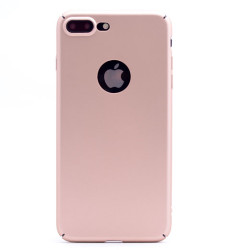 Apple iPhone 8 Plus Kılıf Zore 3A Rubber Kapak Gold