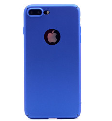 Apple iPhone 8 Plus Kılıf Zore 3A Rubber Kapak Mavi