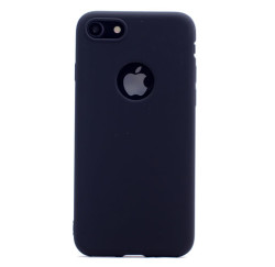 Apple iPhone 8 Plus Kılıf Zore Premier Silikon Kapak Siyah
