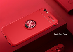 Apple iPhone 8 Kılıf Zore Ravel Silikon Kapak Kırmızı
