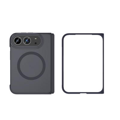 Apple iPhone Duo Case M-safe Charging Feature Matte Hard PC Back Wlons Vena Cover Black