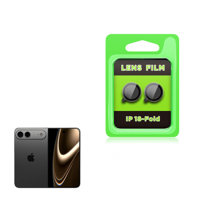 Apple iPhone Duo (Fold) Zore CL-07 Kamera Lens Koruyucu Şeffaf