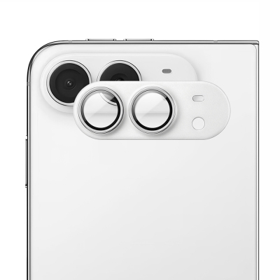 Apple iPhone Duo Mohseven Aluminum Trimmed Sapphire Anti-Reflective Camera Lens Protector Silver