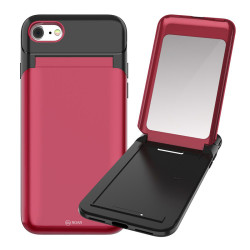 Apple iPhone SE 2020 Case Roar Mirror Bumper Cover Red