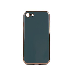 Apple iPhone SE 2020 Case Zore Bark Cover Petrol Yeşil
