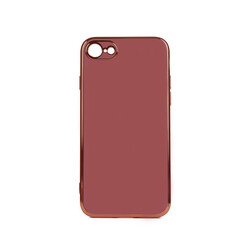Apple iPhone SE 2020 Case Zore Bark Cover Brown