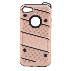 Apple iPhone SE 2020 Case Zore Iron Cover Rose Gold
