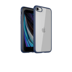 Apple iPhone SE 2020 Kılıf Zore Hom Silikon Lacivert