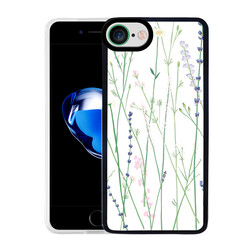 Apple iPhone SE 2020 Kılıf Zore M-Fit Desenli Kapak Flower No4