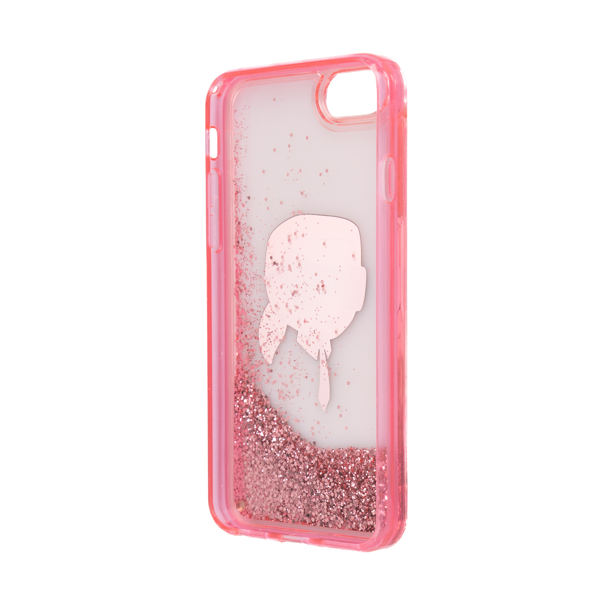 Apple iPhone SE 2022 Case Karl Lagerfeld Liquid Glitter Karl Head Design Cover - 12
