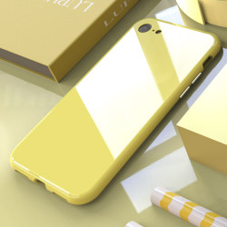 Apple iPhone SE 2022 Case Voero 360 Magnet Cover Yellow