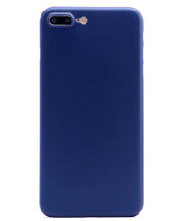 Apple iPhone SE 2022 Case Zore 1.Kalite PP Silicon Navy blue