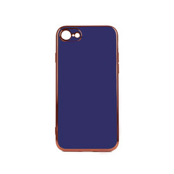 Apple iPhone SE 2022 Case Zore Bark Cover Navy blue