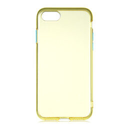 Apple iPhone SE 2022 Case Zore Bistro Cover Yellow