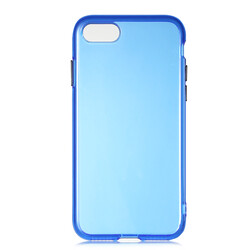 Apple iPhone SE 2022 Case Zore Bistro Cover Blue