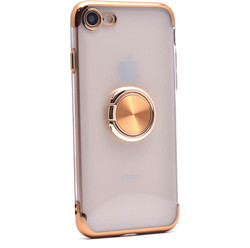 Apple iPhone SE 2022 Case Zore Gess Silicon Gold