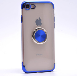 Apple iPhone SE 2022 Case Zore Gess Silicon Blue