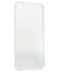 Apple iPhone SE 2022 Case Zore Kamera Korumalı Nitro Anti Shock Silicon Colorless