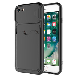 Apple iPhone SE 2022 Case ​Zore Kartix Cover Black