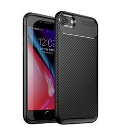 Apple iPhone SE 2022 Case Zore Negro Silicon Cover Black