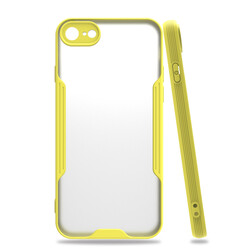 Apple iPhone SE 2022 Case Zore Parfe Cover Yellow