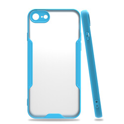 Apple iPhone SE 2022 Case Zore Parfe Cover Blue