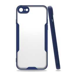 Apple iPhone SE 2022 Case Zore Parfe Cover Navy blue