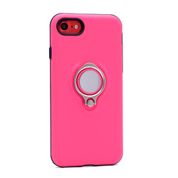 Apple iPhone SE 2022 Case Zore Ring Youyou Cover Pink