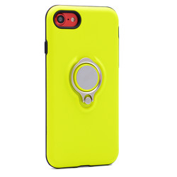 Apple iPhone SE 2022 Case Zore Ring Youyou Cover Yellow