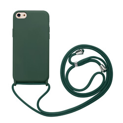 Apple iPhone SE 2022 Case Zore Ropi Cover Dark Green
