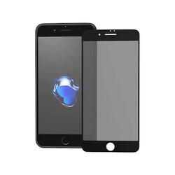 Apple iPhone SE 2022 Hayalet Ekran Koruyucu Davin Privacy Mat Seramik Ekran Filmi Siyah