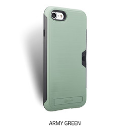Apple iPhone SE 2022 Kılıf Roar Awesome Hybrid Kapak Koyu Yeşil