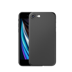 Apple iPhone SE 2022 Kılıf ​​​​​Wiwu Skin Nano PP Kapak Siyah
