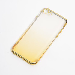 Apple iPhone SE 2022 Kılıf Zore Moss Silikon Gold