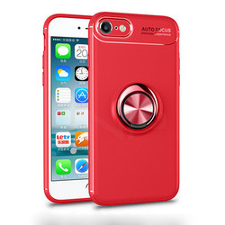 Apple iPhone SE 2022 Kılıf Zore Ravel Silikon Kapak Kırmızı