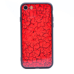 Apple iPhone SE 2022 Zore Pane Cover Red