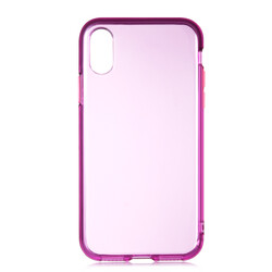 Apple iPhone X Case Zore Bistro Cover Purple